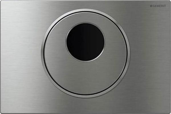 Geberit Sigma10 Fotoselli Kumanda Kapağı, Elektrikli, Paslanmaz Çelik (8 cm) - 115.856.SN.6 - Image 1