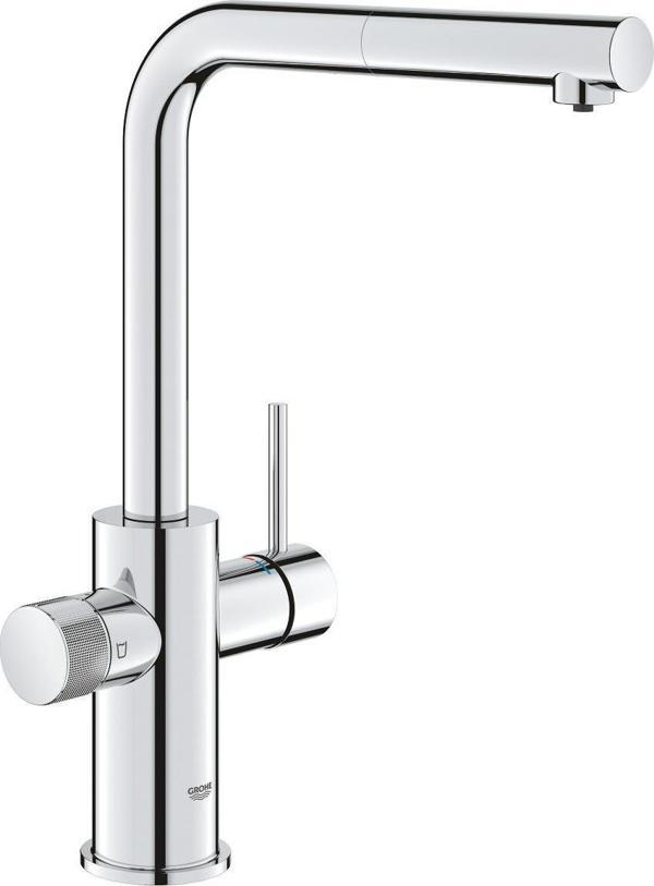Grohe Blue Pure Minta Arıtma Çıkışlı Spiralli Eviye Bataryası - 30590000 - Image 1