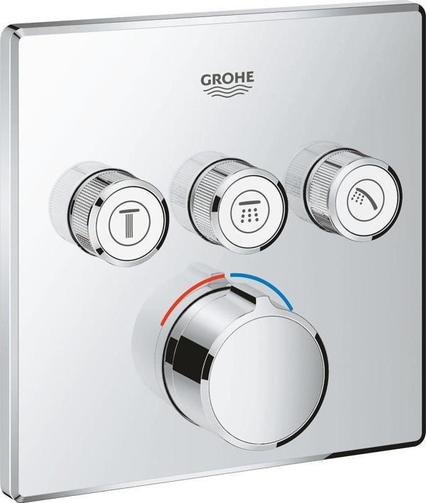 Grohe Ankastre Banyo Bataryası 3 Çıkışlı Smartcontrol Krom - 29149000 - Image 1