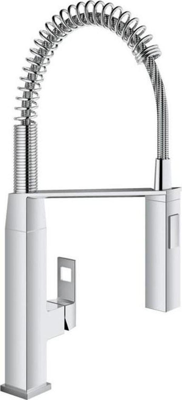 Grohe Eurocube Tek Kumandalı Spiralli Eviye Bataryası - 31395000 - Image 1