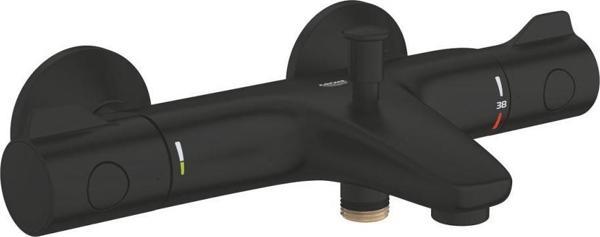 Grohe Grohtherm 800 Termostatik Banyo Bataryası Mat Siyah - 1022032430 - Image 1