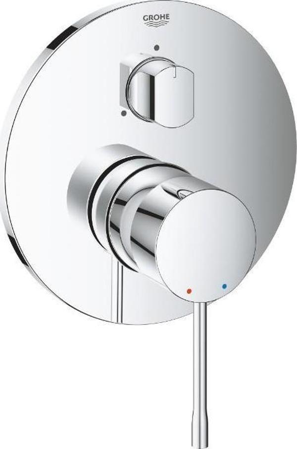 Grohe Essence 3 Yollu Yön Değiştiricili Tek Kollu Banyo Bataryası - 24169001 - Image 1