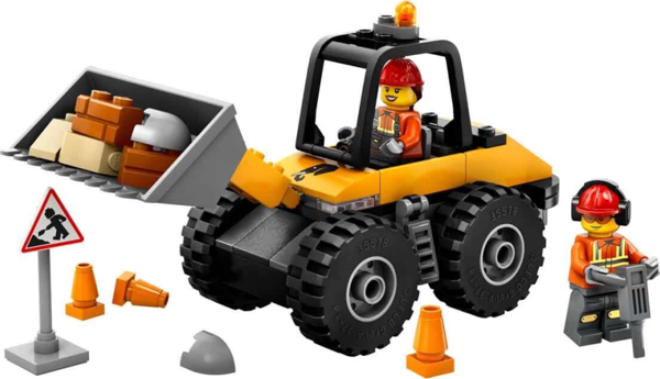 Nessiworld  LEGO Sarı Tekerlekli İnşaat Yükleyicisi 60450 - Image 1