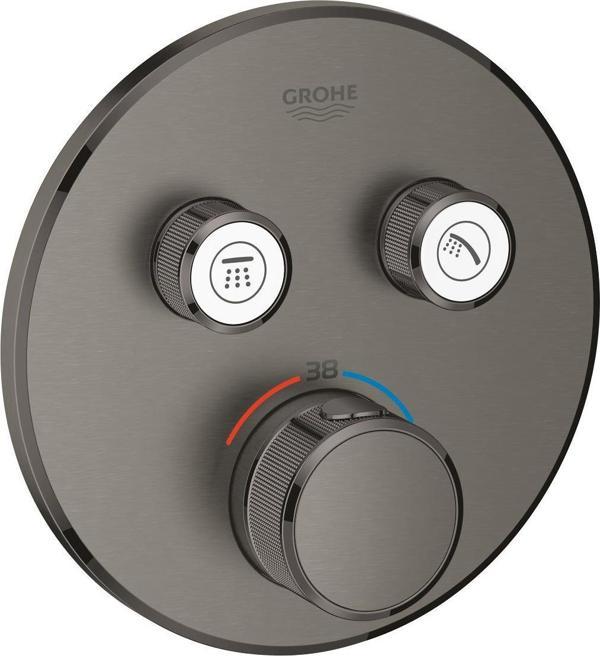 Grohe GROHTHERM SMARTCONTROL ÇİFT VALFLİ AKIŞ KONTROLLÜ, ANKASTRE TERMOSTATİK DUŞ BATARYASI - 29119AL0 - Image 1