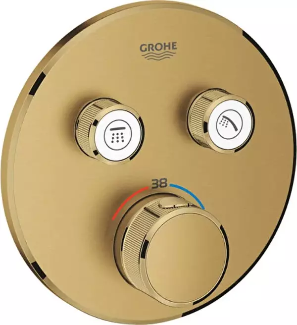 Grohe Grohtherm Smartcontrol Çift Valfli Akış Kontrollü, Ankastre Termostatik Duş Bataryası - 29119GN0 - Image 1