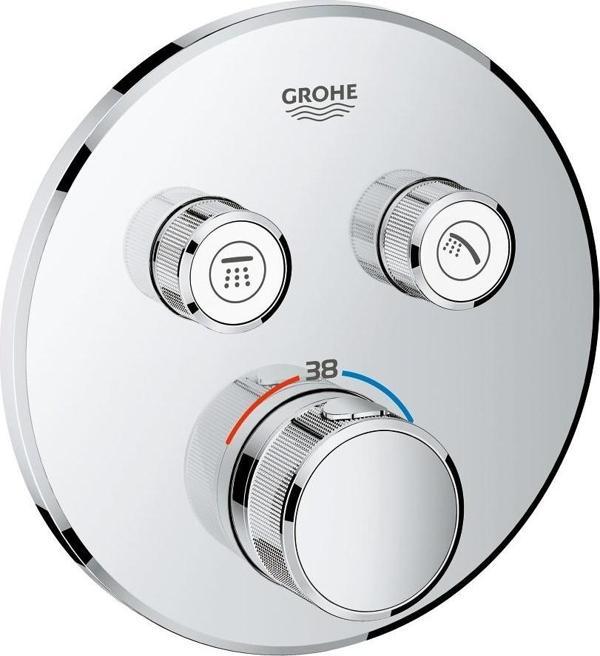 Grohe Grohtherm Smartcontrol Çift Yönlü Ankastre Termostatik Duş Bataryası - 29119000 - Image 1