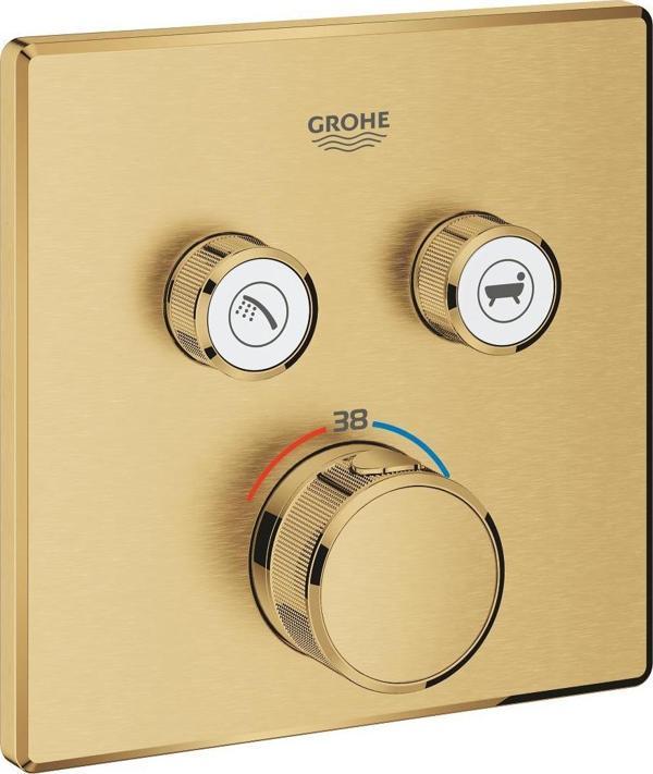 Grohe SmartControl Çift Valfli Akış Kontrolüü, Ankastre Termostatik Duş Bataryası - 29124GN0 - Image 1