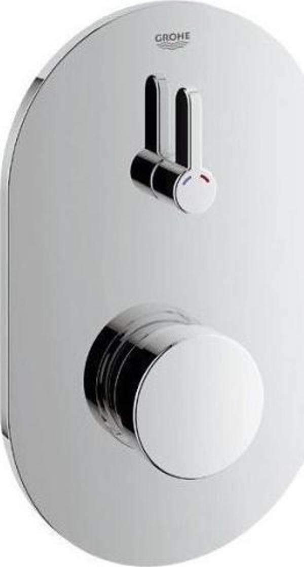 Grohe Eurosmart Cosmopolitan T Zaman Ayarlı Ankastre Duvardan Duş Bataryası, Çift Su Girişli - 36321000 - Image 1