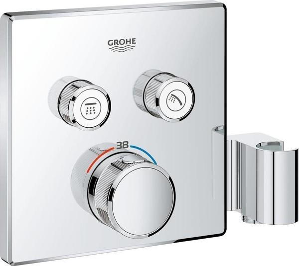 Grohe Grohtherm Smartcontrol Çift Yönlü, El Duş Çıkışlı Ankastre Termostatik Duş Bataryası - 29125000 - Image 1