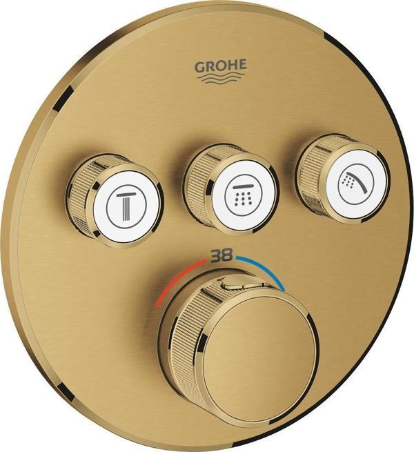 Grohe Smartcontrol Üç Valfli Akış Kontrollü Ankastre Termostatik Banyo/Duş Bataryası - 29121GN0 - Image 1