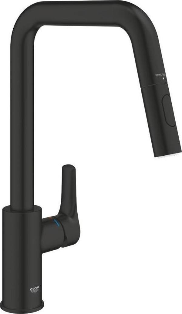 Grohe Eurosmart Eviye Bataryası Mat Siyah - 306192430 - Image 1