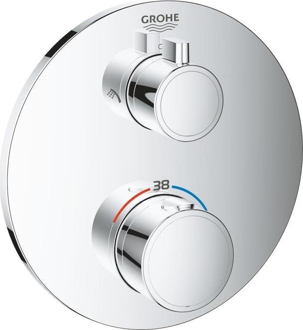 Grohe Grohtherm Termostatik Banyo Duş Bataryası 2 çıkışlı divertörlü- 24076000 - Image 1