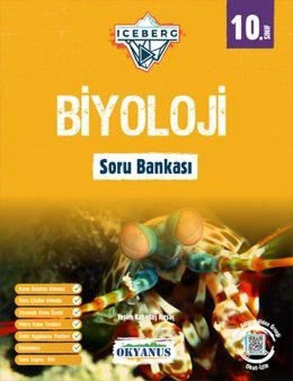 10.Sınıf Iceberg Biyoloji Soru Bankası - Okyanus Eğitim - Image 1