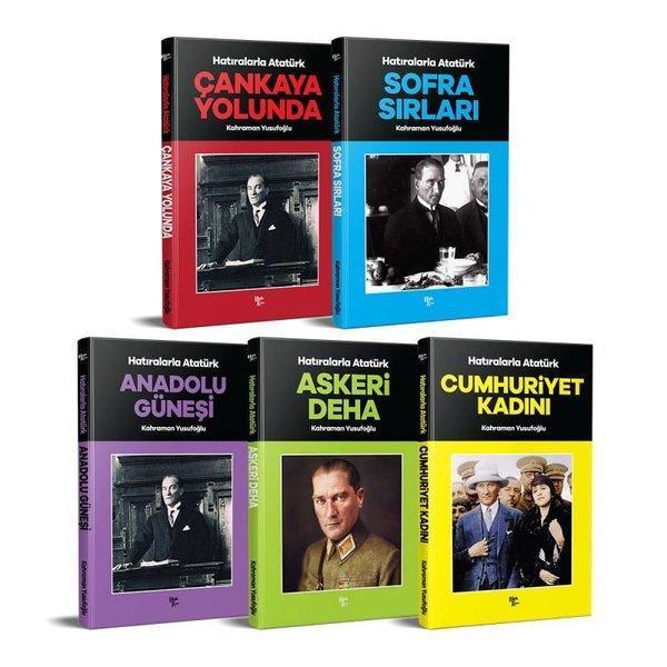 Hatıralarla Atatürk Seti - 5 Kitap Takım - Halk Kitabevi Yayınevi - Image 1