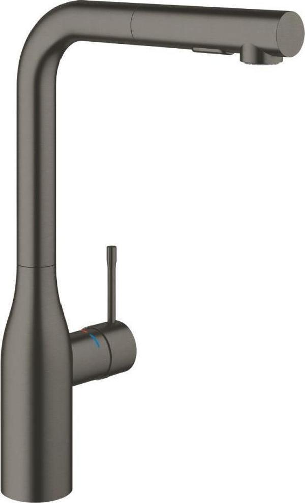 Grohe Eviye Bataryası Spiralli 2 Fonk Essence Brushed Hard Graphite - 30504AL0 - Image 1