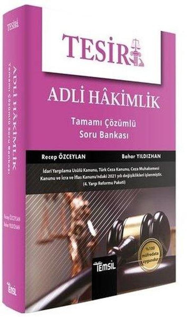 Tesir Adli Hakimlik - Tamamı Çözümlü Soru Bankası - Temsil Kitap - Image 1