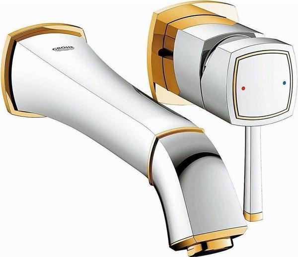 Grohe Grandera İki Delikli Duvardan Lavabo Bataryası - 19930IG0 - Image 1