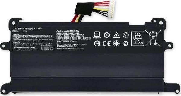 Asus ROG G752V, A32N1511 ile Uyumlu Notebook Bataryası Pili- Ver.1 (6 Cell) - Image 1