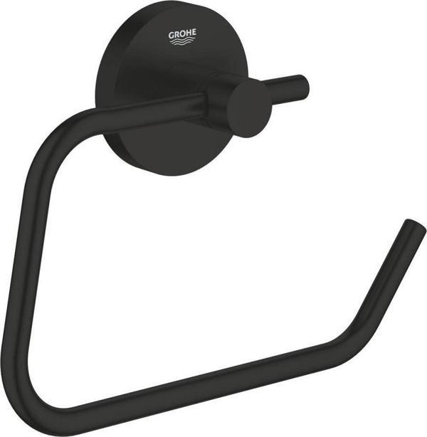 Grohe Essentials Tuvalet Kağıtlığı Mat Siyah - 1024722430 - Image 1