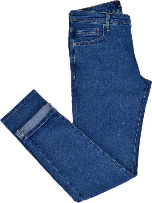 Erkek Silim Fit Jeans Pantolon 321 BGL-ST03753 - Image 1