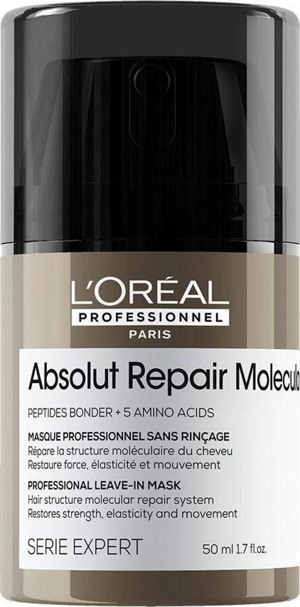 Absolut Repair Molecular Tüm Yıpranmış Saçlar İçin Durulanmayan Maske 50ml - Image 1