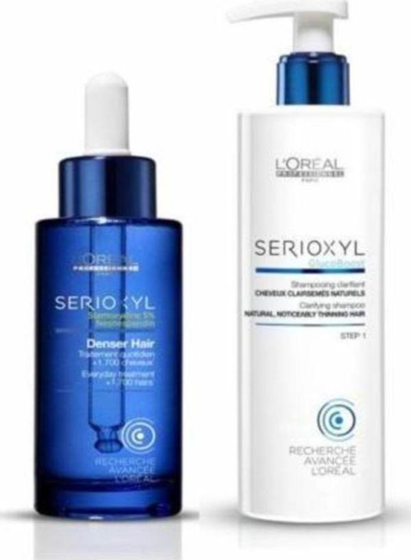 Dökülme Önleyici Serioxyl 2li Set Şampuan + Denser Hair Serum - Image 1