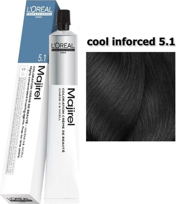 Loreal Majirel Saç Boyası 5.1 Cool Inforced Soğuk Tonlar 50ml - Image 1