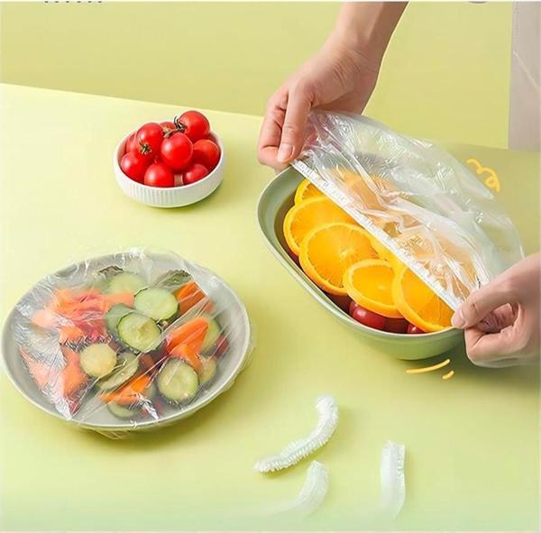 Lastikli Tencere Ve Tabak Bonesi 100 Adet (24cm) - Image 1