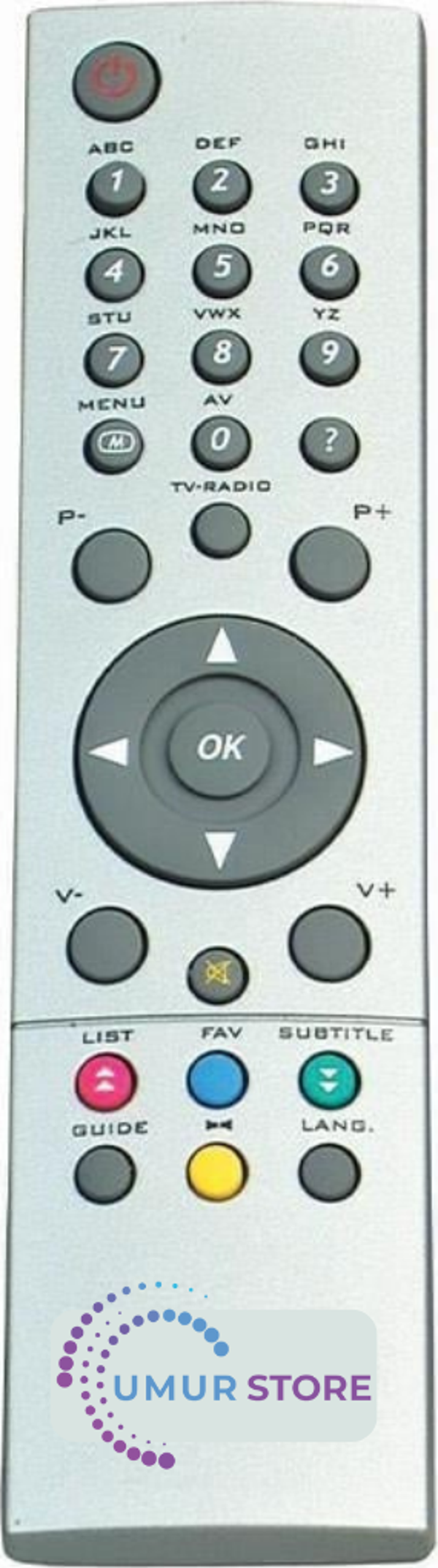 Vestel RC 3600 Serisi Uydu Kumandası - Image 1