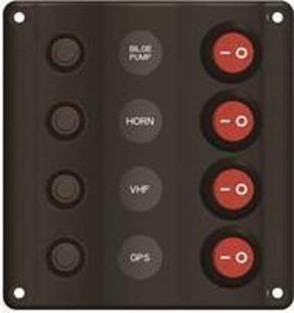 AAA Ledli Switch Panel 4lü - Image 1