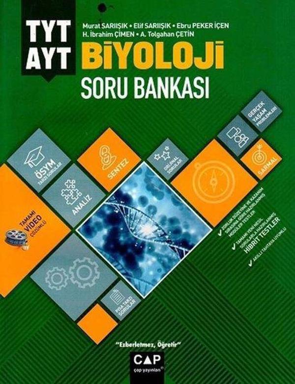 2022 TYT AYT Biyoloji Soru Bankası - Çap Yayınları - Image 1