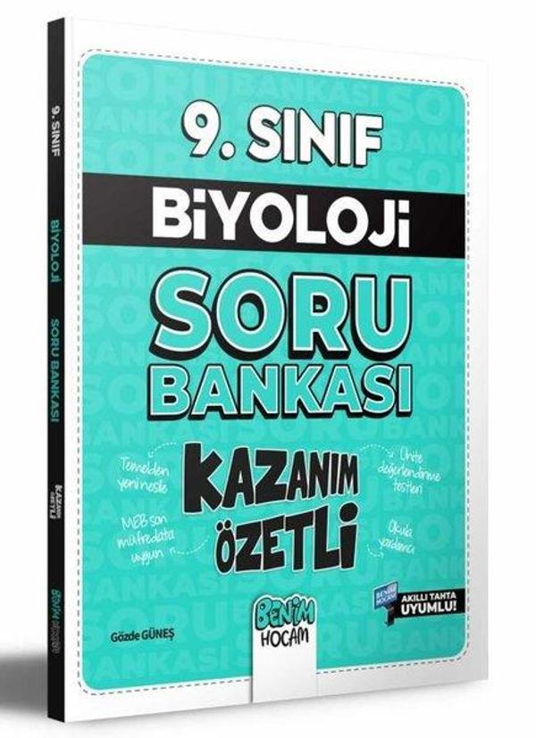 9.Sınıf Kazanım Özetli Biyoloji Soru Bankası - Benim Hocam Yayınları - Image 1