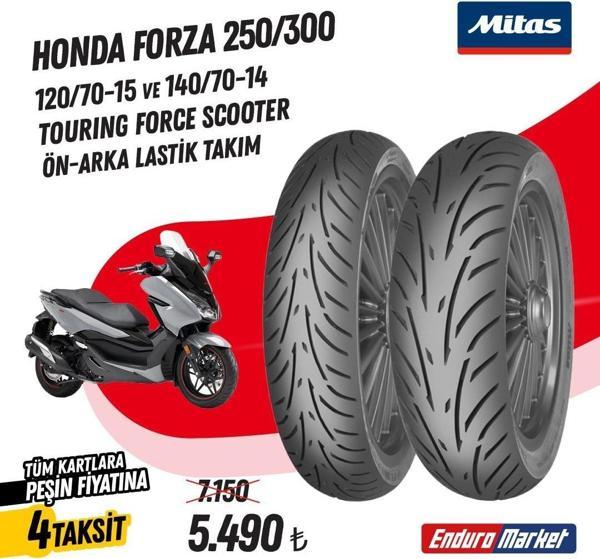 YAMAHA XMAX 250 MİTAS TOURING FORCE SC LASTİK TAKIMI - Image 1