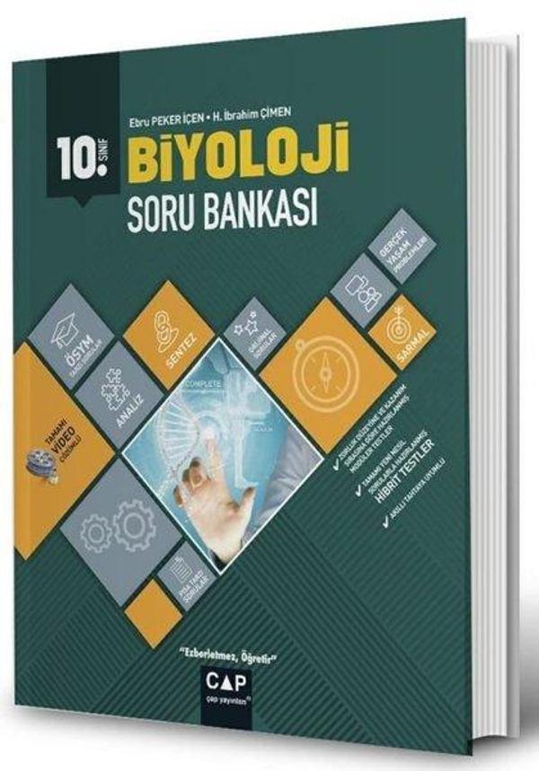 2022 10.Sınıf Anadolu Lisesi Biyoloji Soru Bankası - Çap Yayınları - Image 1