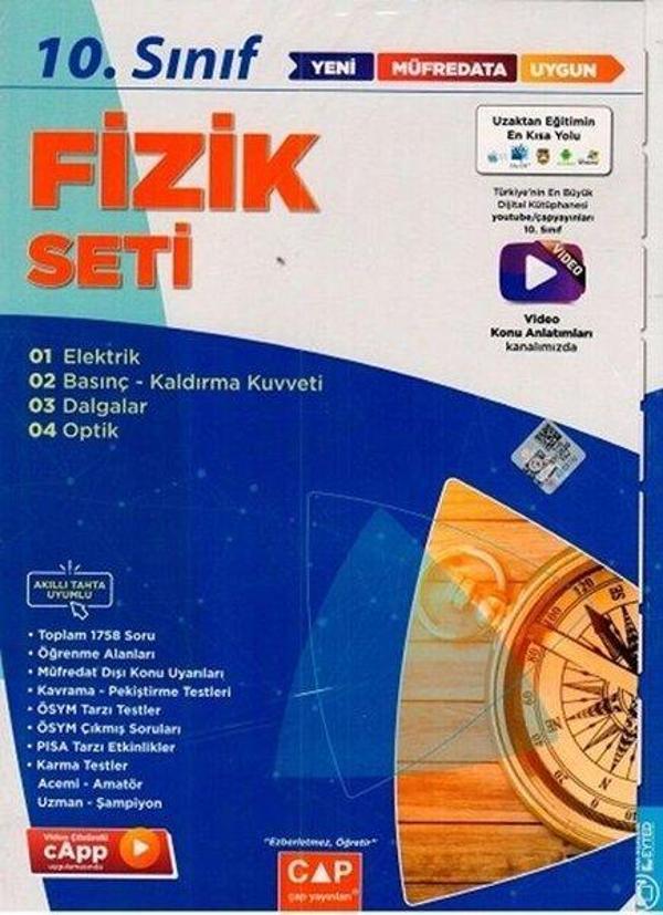 2022 10.Sınıf Anadolu Lisesi Fizik Seti - Çap Yayınları - Image 1