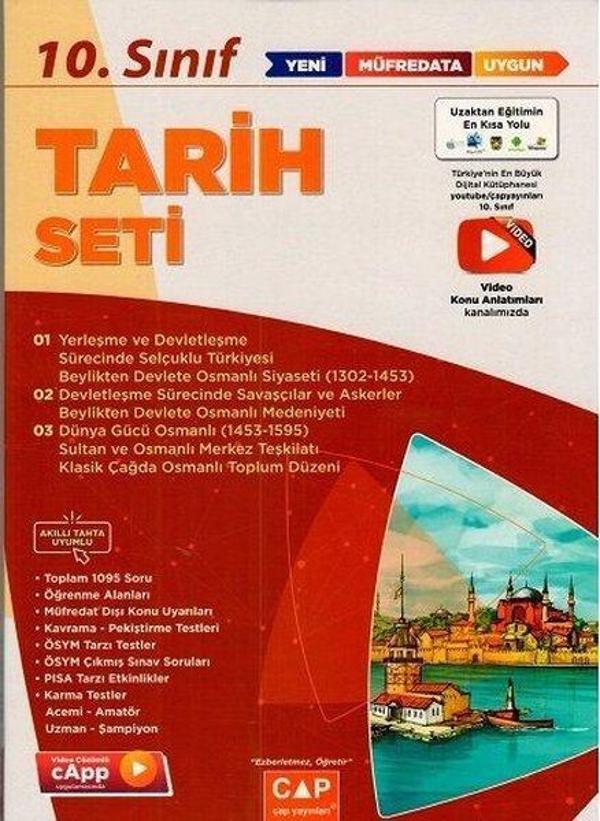 2022 10.Sınıf Anadolu Lisesi Tarih Seti - Çap Yayınları - Image 1