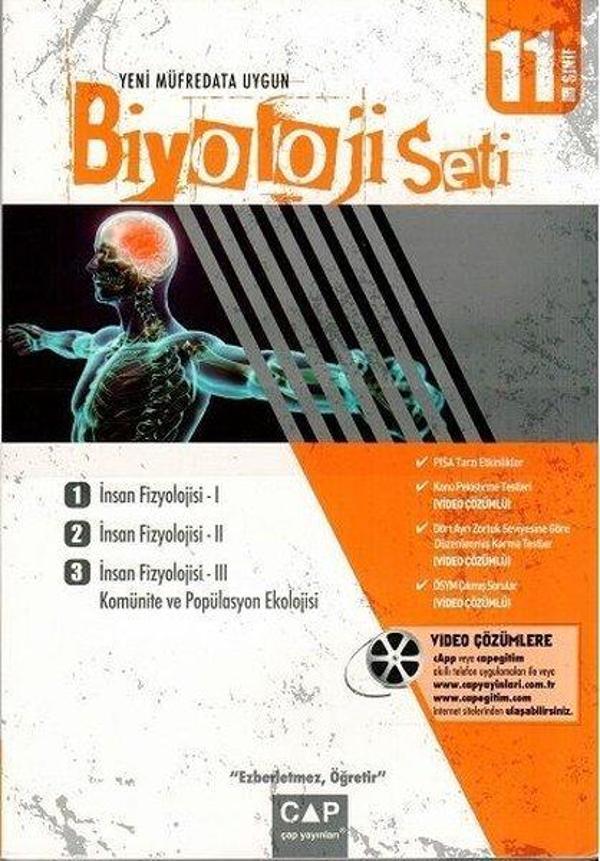 2022 11.Sınıf Anadolu Lisesi Biyoloji Seti - Çap Yayınları - Image 1