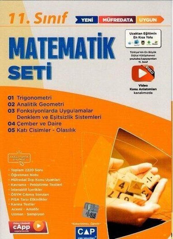 2022 11.Sınıf Anadolu Lisesi Matematik Seti - Çap Yayınları - Image 1
