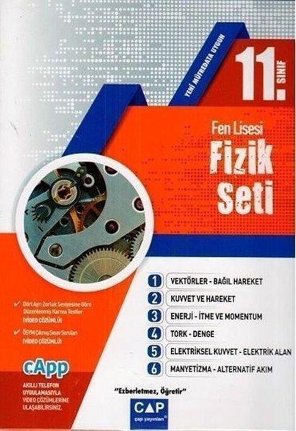 2022 11.Sınıf Fen Lisesi Fizik Seti - Çap Yayınları - Image 1