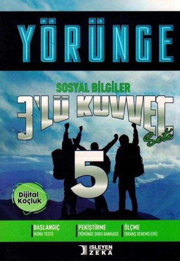 2022 5.Sınıf Sosyal Bilgiler 3'lü Kuvvet Yörünge Serisi Seti - İşleyen Zeka Yayınları - Image 1
