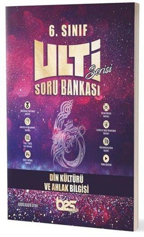 2022 6.Sınıf Din Kültürü ve Ahlak Bilgisi Ulti Soru Bankası - BES Yayınları - Image 1
