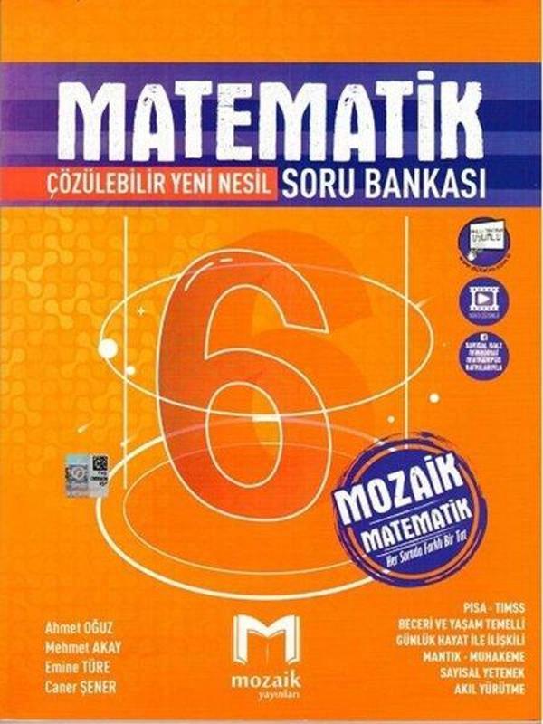 6.Sınıf Matematik Soru Bankası - Mozaik - Ders Kitapları - Image 1