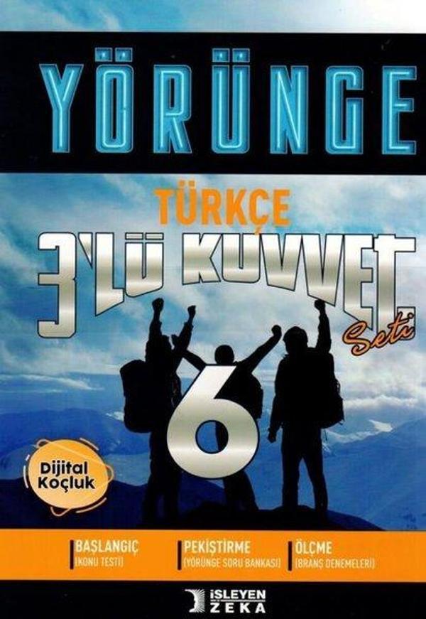 2022 6.Sınıf Türkçe 3'lü Kuvvet Yörünge Serisi Seti - İşleyen Zeka Yayınları - Image 1