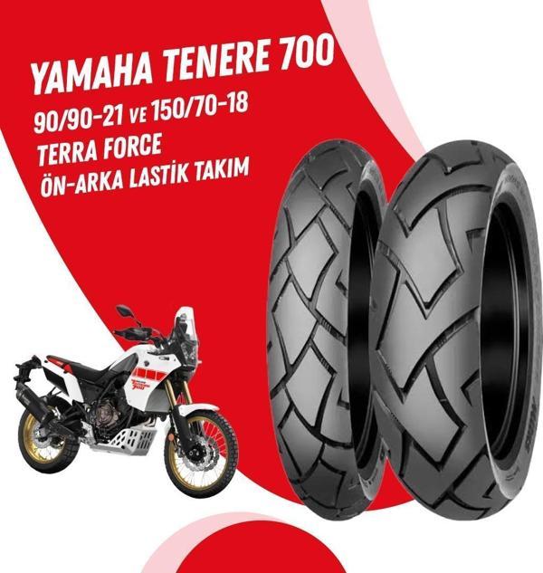 Mitas 90/90-21 - 150/70-18 TERRA FORCE Ön - Arka Takım Lastik - Image 1