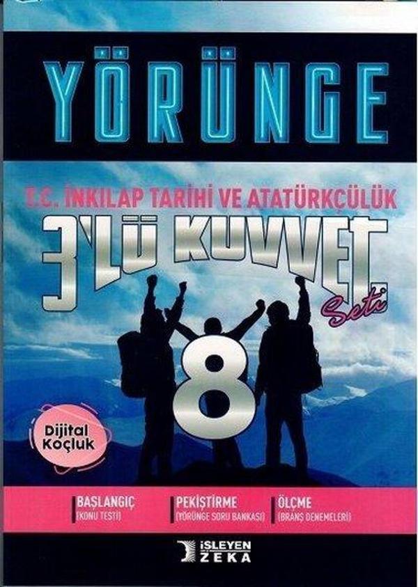 2022 8.Sınıf T.C. İnkılap Tarihi ve Atatürkçülük 3'lü Kuvvet Yörünge Serisi Seti - İşleyen Zeka Yayınları - Image 1
