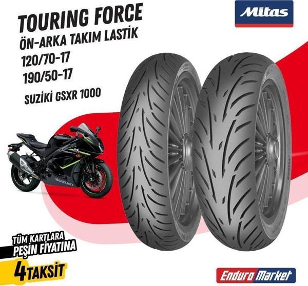 Suzuki GSXR 1000 Mitas TOURING FORCE Takım 120/60-17 - 190/50-17 Set - Image 1