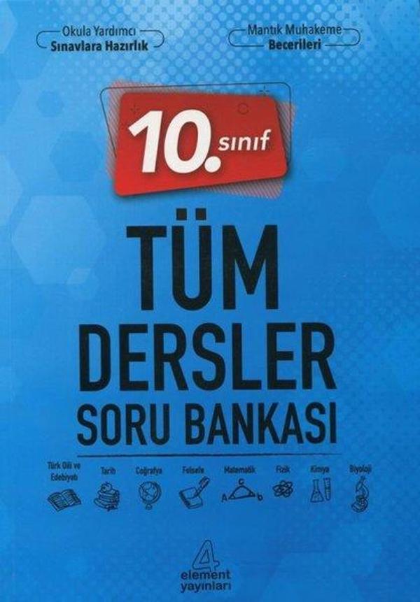 10. Sınıf Tüm Dersler Soru Bankası - 4 Element Yayınları - Image 1