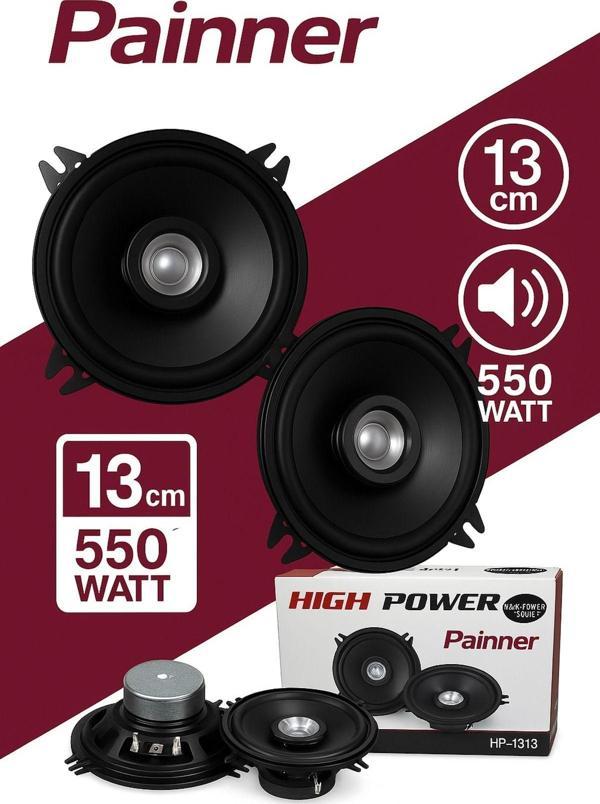 Sunask Sn-1397 550W 13Cm Oto Araba Hoparlör Yüksek Ses Kalitesi Paket 2 Adettir - Image 1