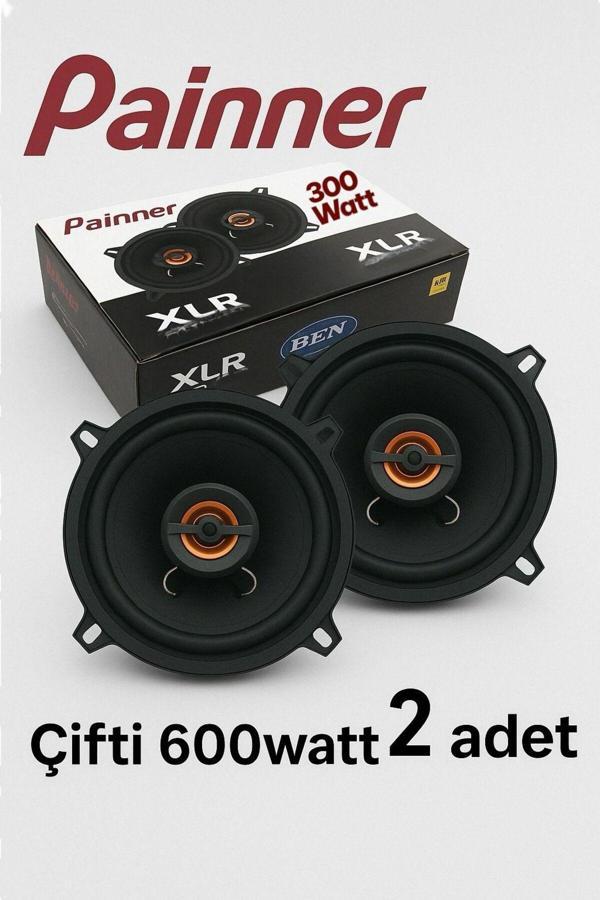 Painner Ben Audıo Çifti 600 Watt 13 Cm Araba Oto Hoparlör Tweeter’Lı Kutu İçeriği 2 Adet - Image 1