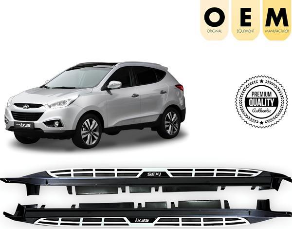 İX35 ARACA ÖZEL OEM YAN BASAMAK KARE TİP 2010 2011 2012 2013 2014 2015 - Image 1